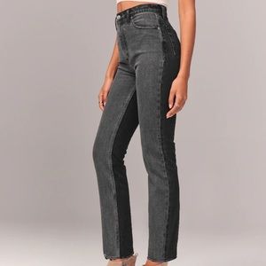 Abercrombie Ankle Two Tone jeans